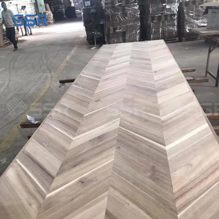 SSR VINA - Acacia Wood Chevron Countertop - Acacia wood  chevron board acacia wood butcher block countertop