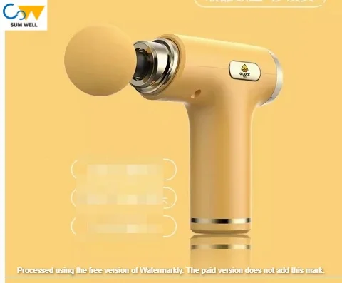 Smart fascia gun  [Little Yellow Duck co-branded Desert Yellow Color Box] LCD digital display