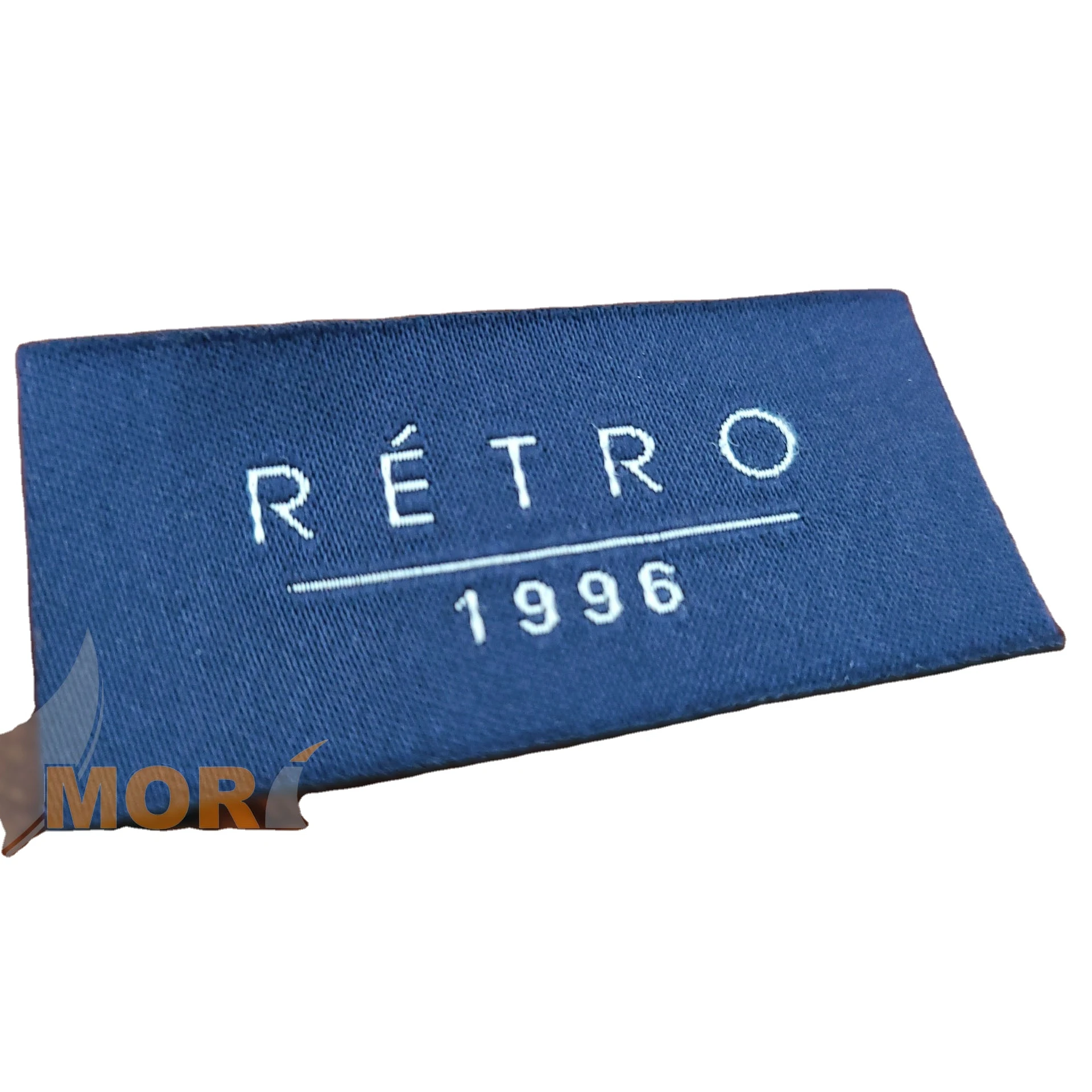 MORI Clothing custom Woven Label for Garment Fabric Woven Label Support Custom Logo Woven Label