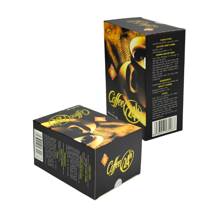 24H Coffee Coffee Competitive Price for Wholesale Use With Boiling Water Easy to Use Packing 28 Boxes Vietnam Fact