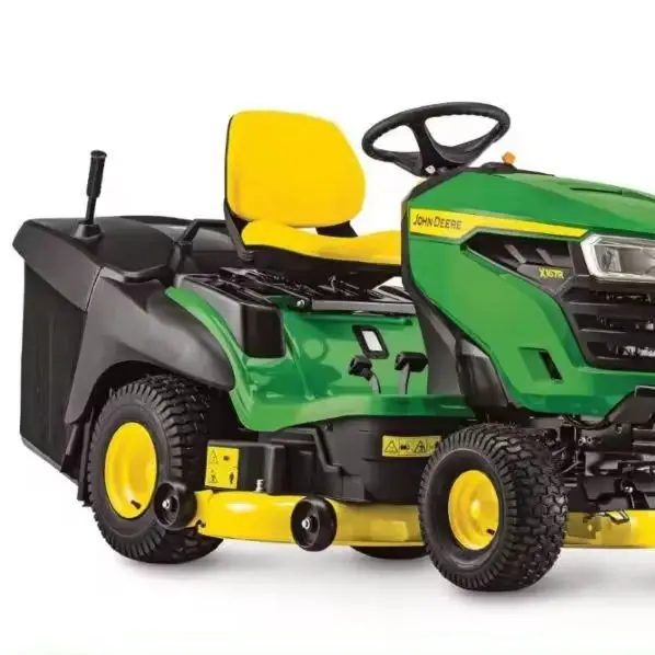 Garden Machinery Tractor John Deeree X167R Riding Lawn Mower with Grass Box Fairly Used John deer 4wd farm tractors