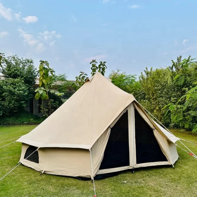 Палатка 3 м/4 м/5 м/6 м хлопок холст водонепроницаемый огнестойкий сделано в высококачественном хлопковом холсте