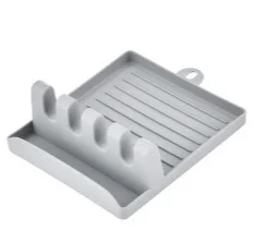 Silicone Plastic Spoon Holder Kitchen Kitchen spatula holder Silicone Spoon and Fork Holder for Stovetop