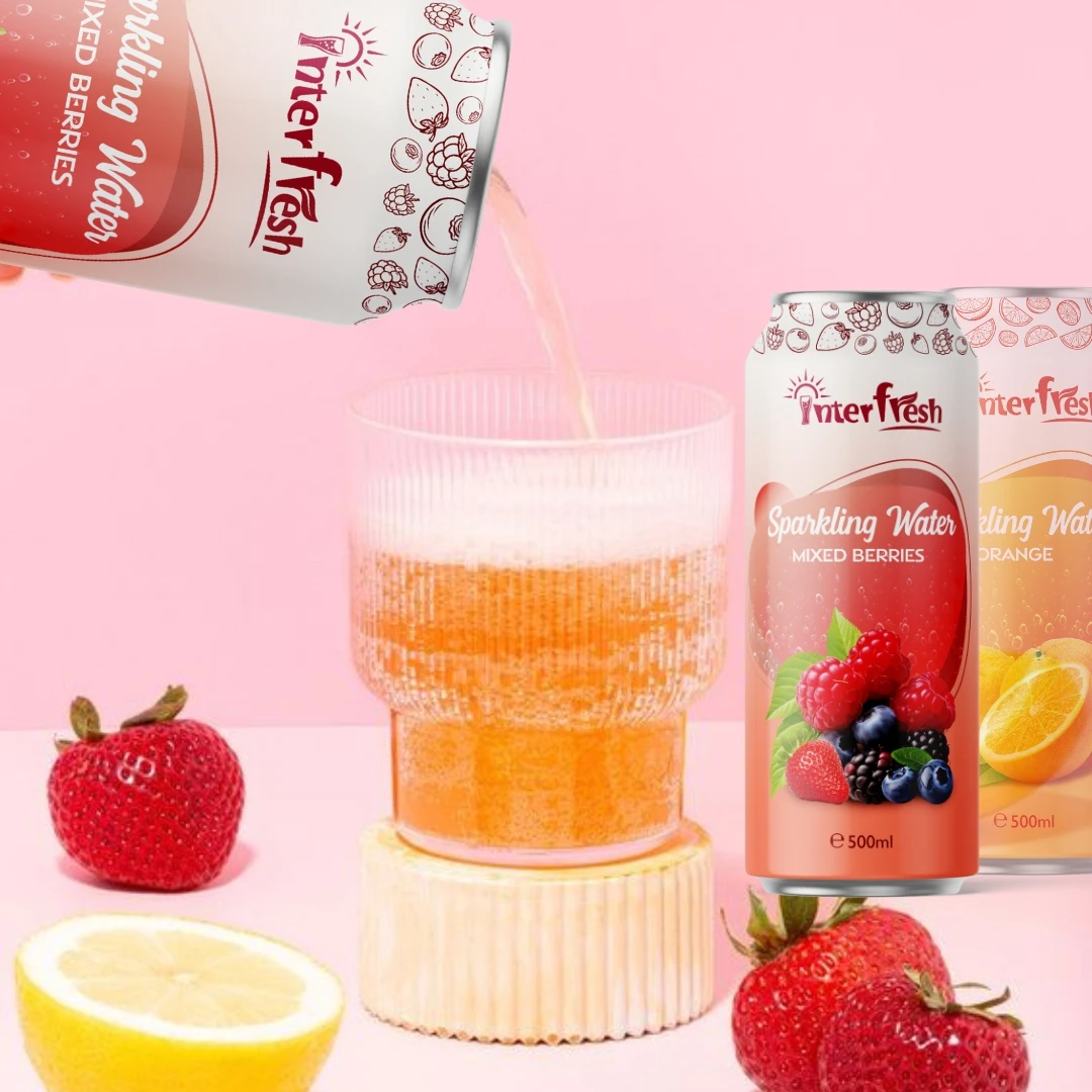 INTERFRESH 320ml Watermelon Fruit Juice Natural Drinking HACCP ISO Beverage Manufacturer in Vietnam Fruit Juice Drink Sparkling