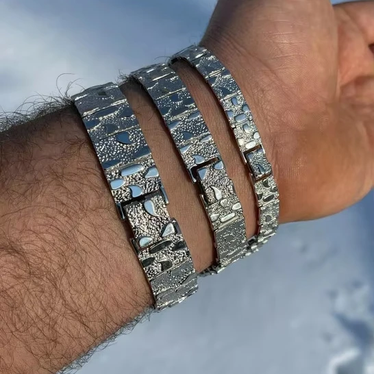 Мужской браслет из натурального 925