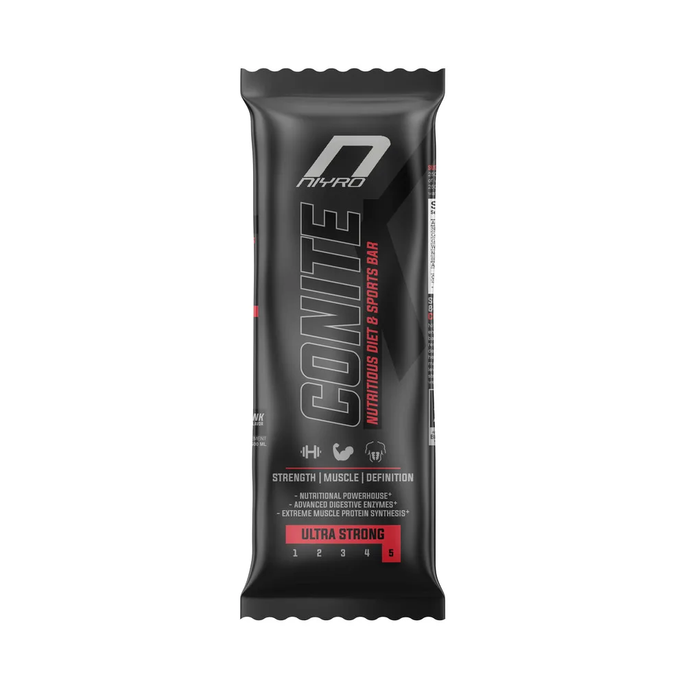 Niyro Conite Protein Bar 24 * 50 g Sports Nutrition Supplement Custom Logo Packaging OEM OBM Private Label