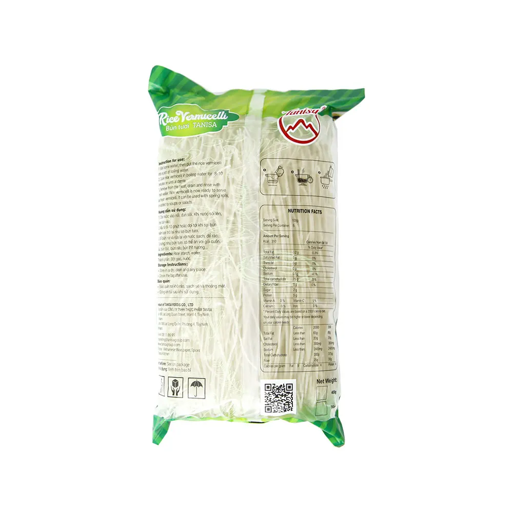 Manufacturing Company With Low Price Vietnam Dried White Rice Vermicelli ISO HACCP HALAL Certification