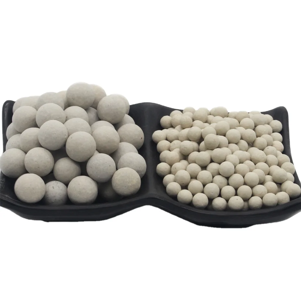 PM 6mm 13mm 50mm High Density Catalyst Support Media Inert Alumina Ceramic Ball