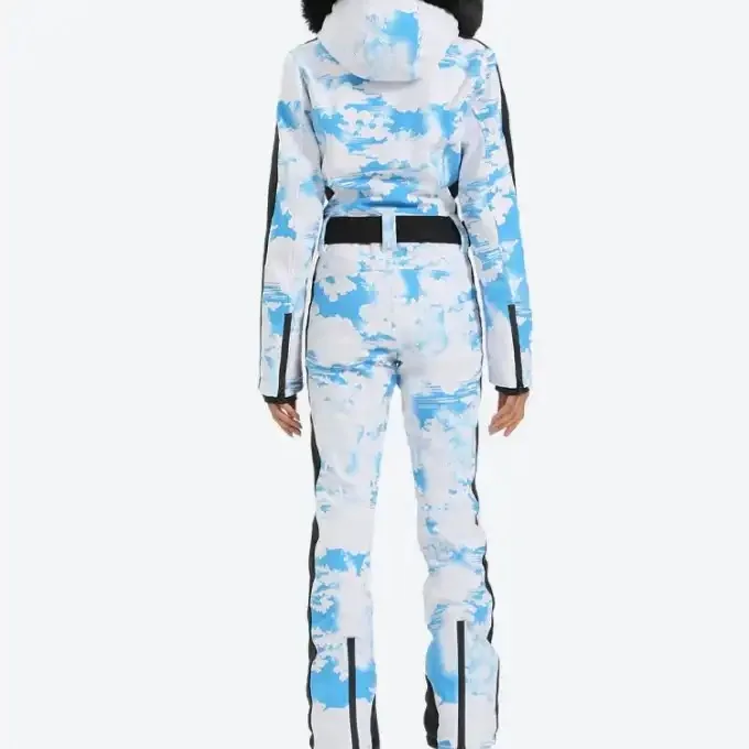 Customized New Professional One-piece Ski Suit Waterproof Ski Jacket Windproof Warm Ski Loose Suit for Men and Women Sportswear