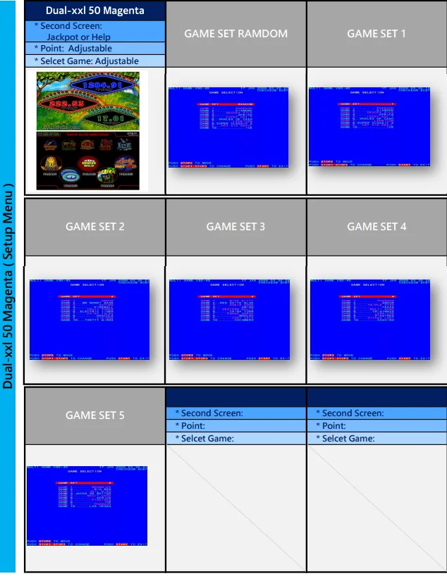 50 in 1/17 in 1/22 in 1  Good Games PCB Skill Games Popular Game Boards