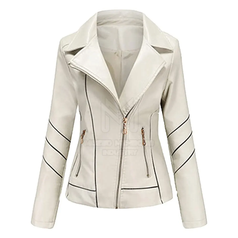 Cheap Price Women Leather Jackets Fashion New Arrival Customized Leather Jackets In Bulk Quantity