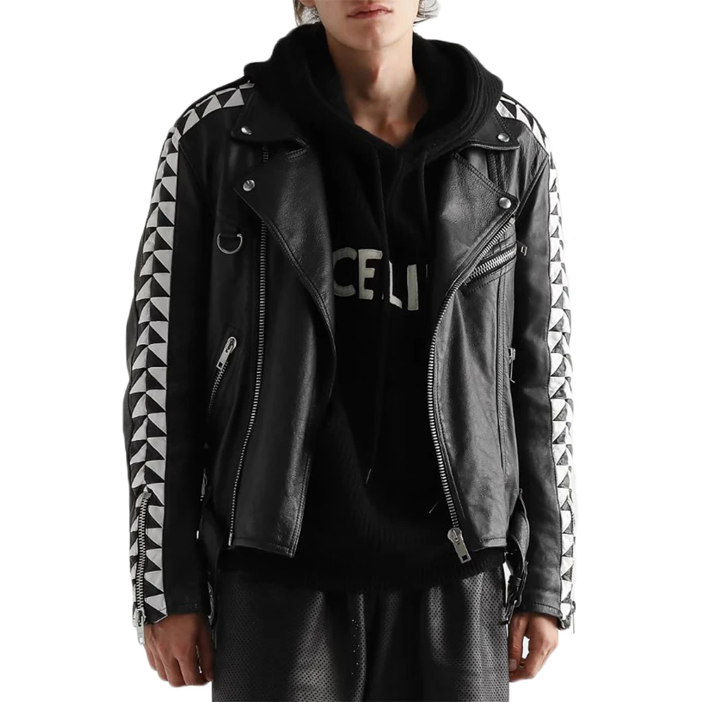 Genuine Best Quality Mens Slim Fit Classic Cropped Fashion motorcycle Leather Jacket High Street Moto Biker smart casual jackets