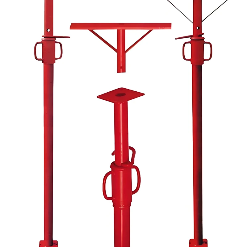 Manufacturer of Galvanized & Adjustable Steel Scaffolding Props (800-6000mm) for Construction:Prop Post, Shore Jack Post & Parts