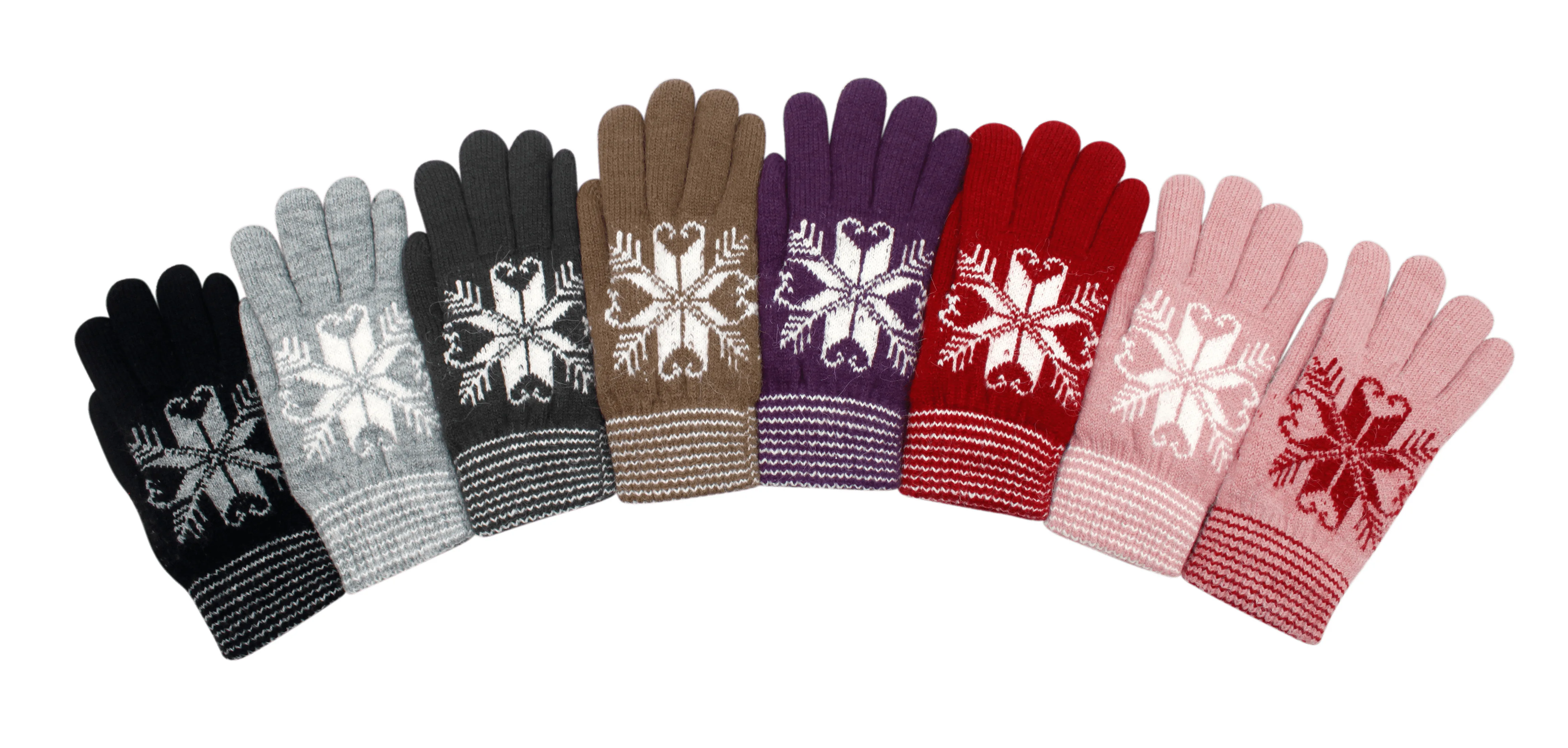 Jacquard Knit Gloves