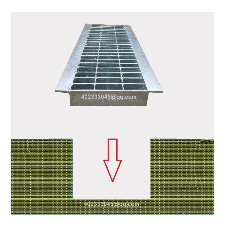 Storm drain gully grid cover steel gutter grating