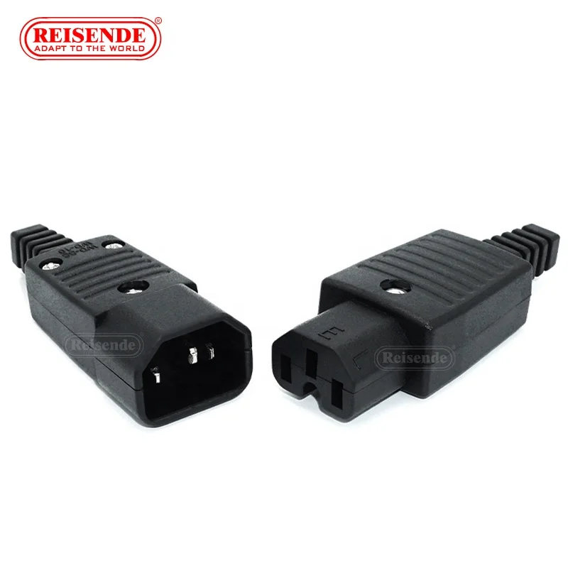 IEC320 C14 C15 AC PDU/UPS Wired Power Outlet Socket Cable Assemble Install Electrical Panel Receptacle AC Socket 250V 10A