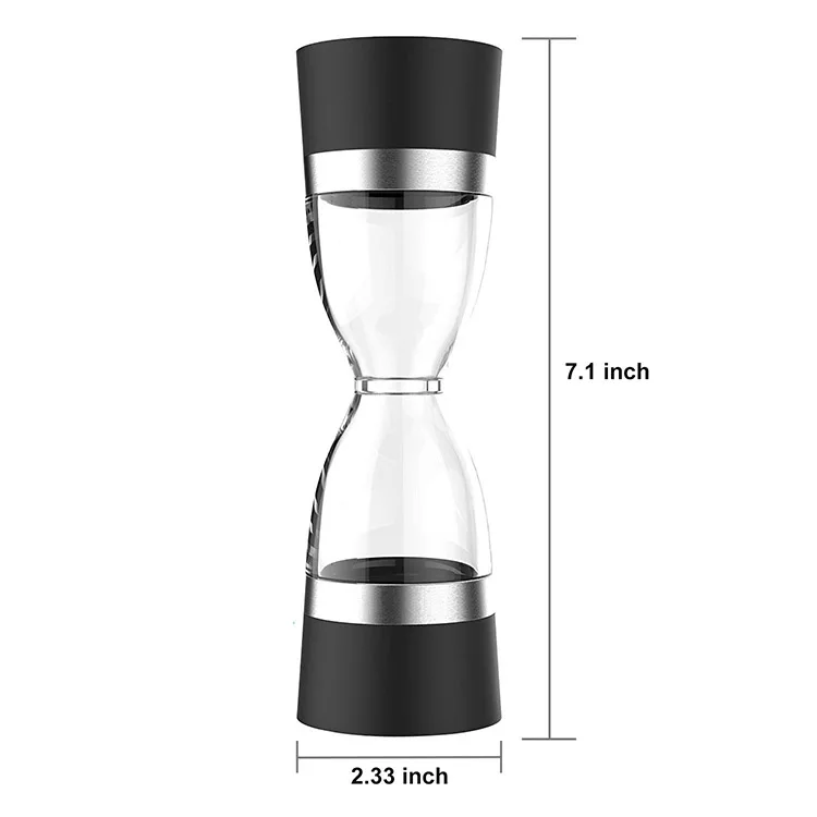 Black 2 In 1  Salt and Pepper Grinder