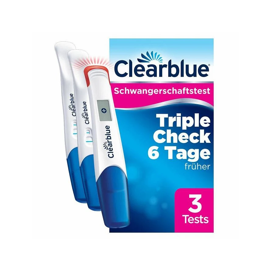 Clearblue тест на беременность быстрое обнаружение 3 теста Hcg быстрый мочи наборы по оптовой низкой цене