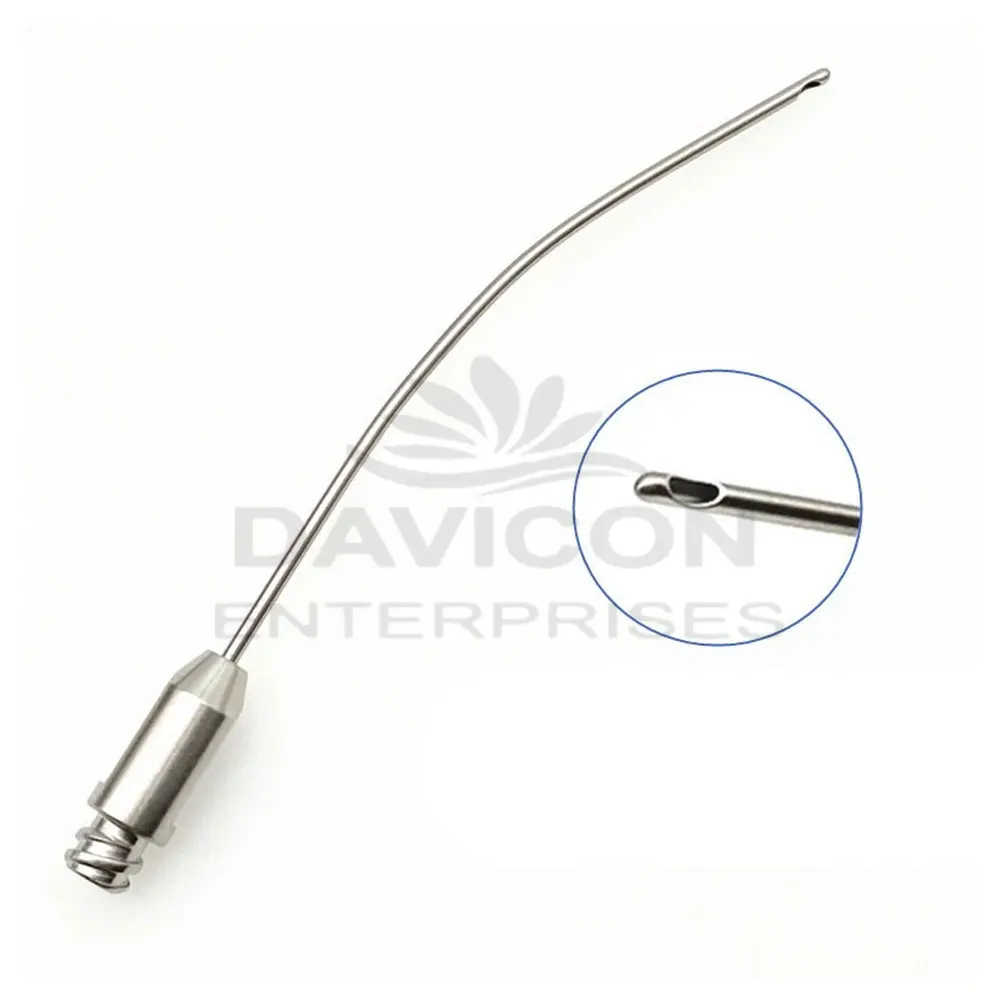 New Style Stainless Steel Handle One Gasparotti Cannulas / Customized Manufacture Plastic Surgery Used Gasparotti Cannulas