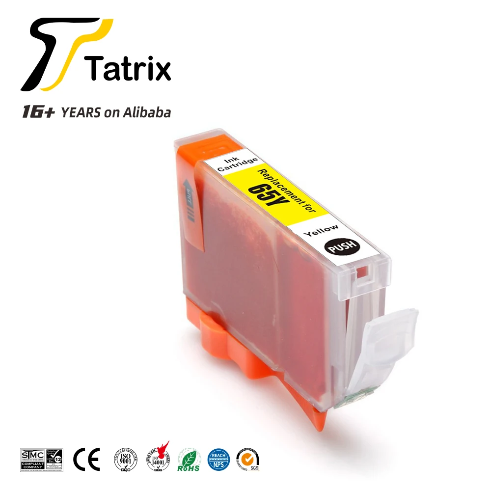 Tatrix для canon CLI65 интерфейс командной строки (CLI) 65 CLI-65 Чернильный Картридж Премиум Совместимость Цветной струйный картридж с чернилами Canon PIXMA Pro 200