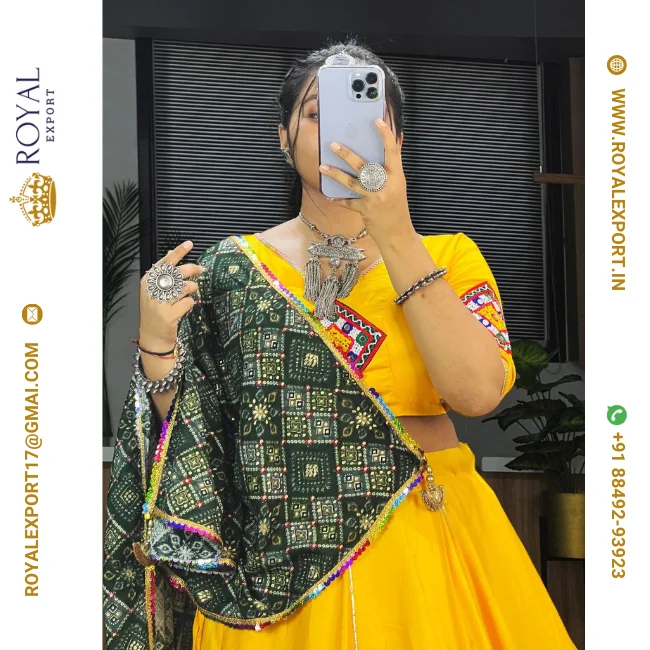 New Exclave design Navratri Chaniya Choli Collection In Wholesale Rate By Royal Export Surat