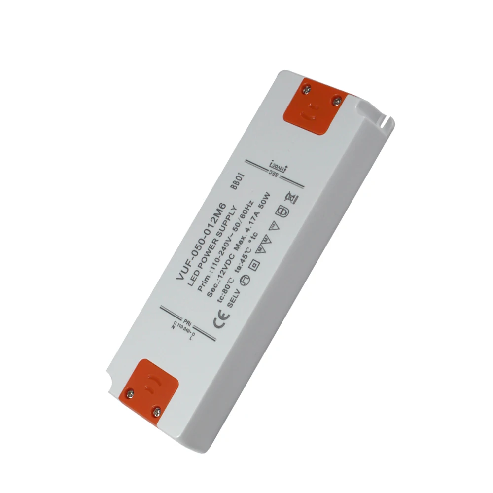 IP67 ETL светодиодный драйвер электронные светодиодные полосы освещения 50 Вт 60 12 В 24 2 А переменного тока источник питания постоянного