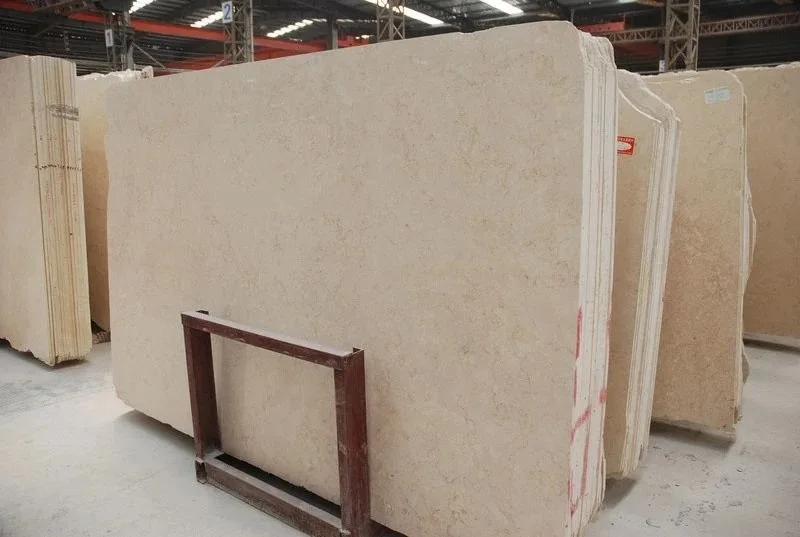 Natural Stone Polished  Egyptian Galala Beige marble Slab Cheap price Top quality  Marble tiles