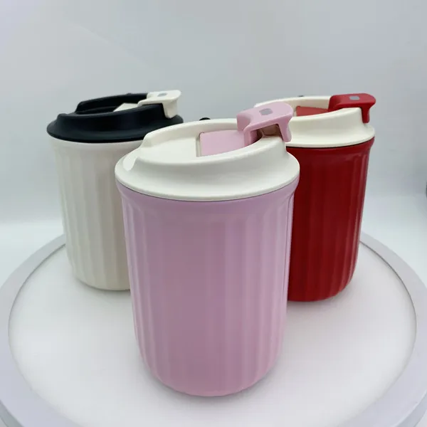 Portable outdoor Reusable Travel Mug Coffee 316 Stainless Steel Double Wall With Logo Custom Travel Matte Coffee Mug