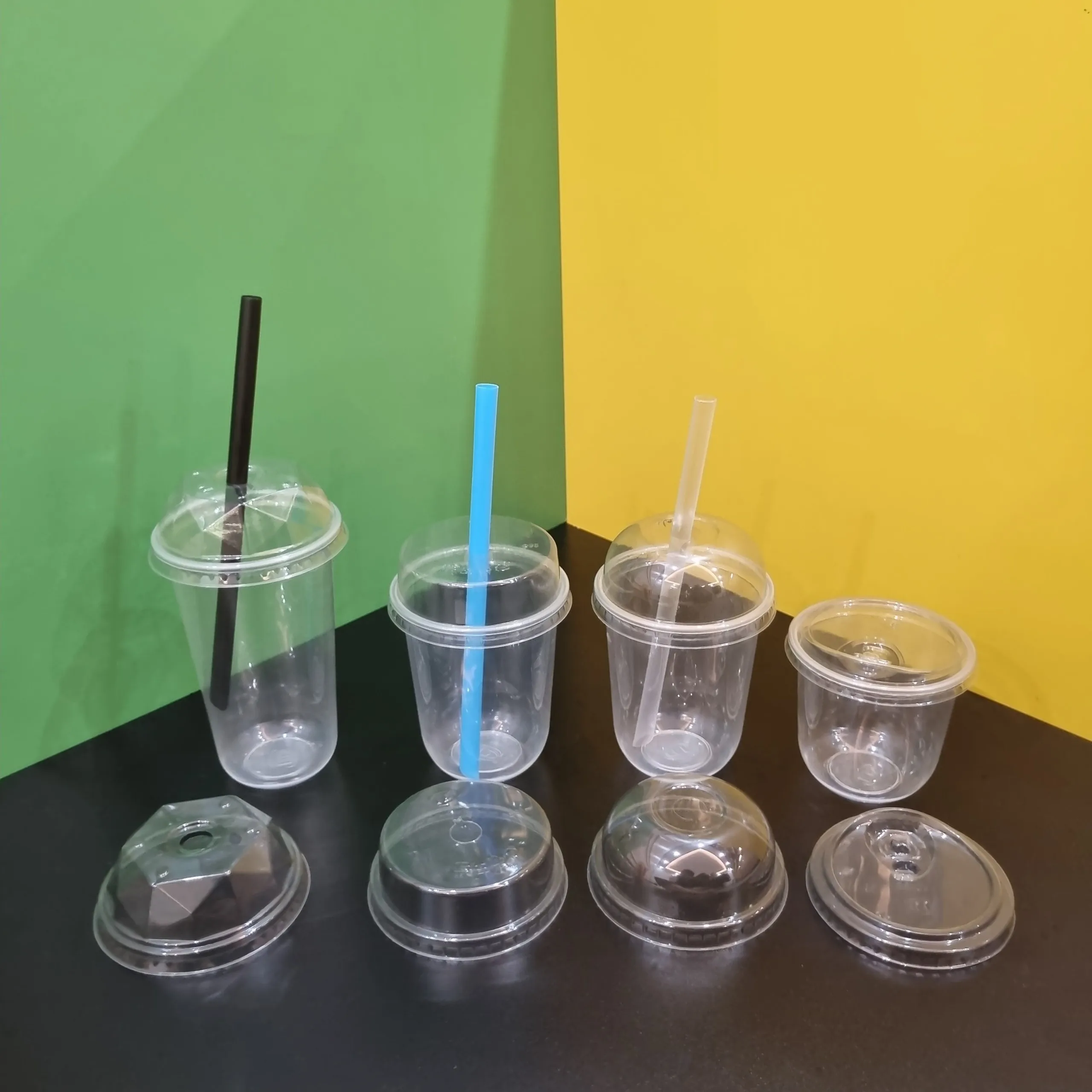Vietnam 500ml 16oz U Shape ready to ship Disposable Transparent PP plastic cup customized manufacturer low price