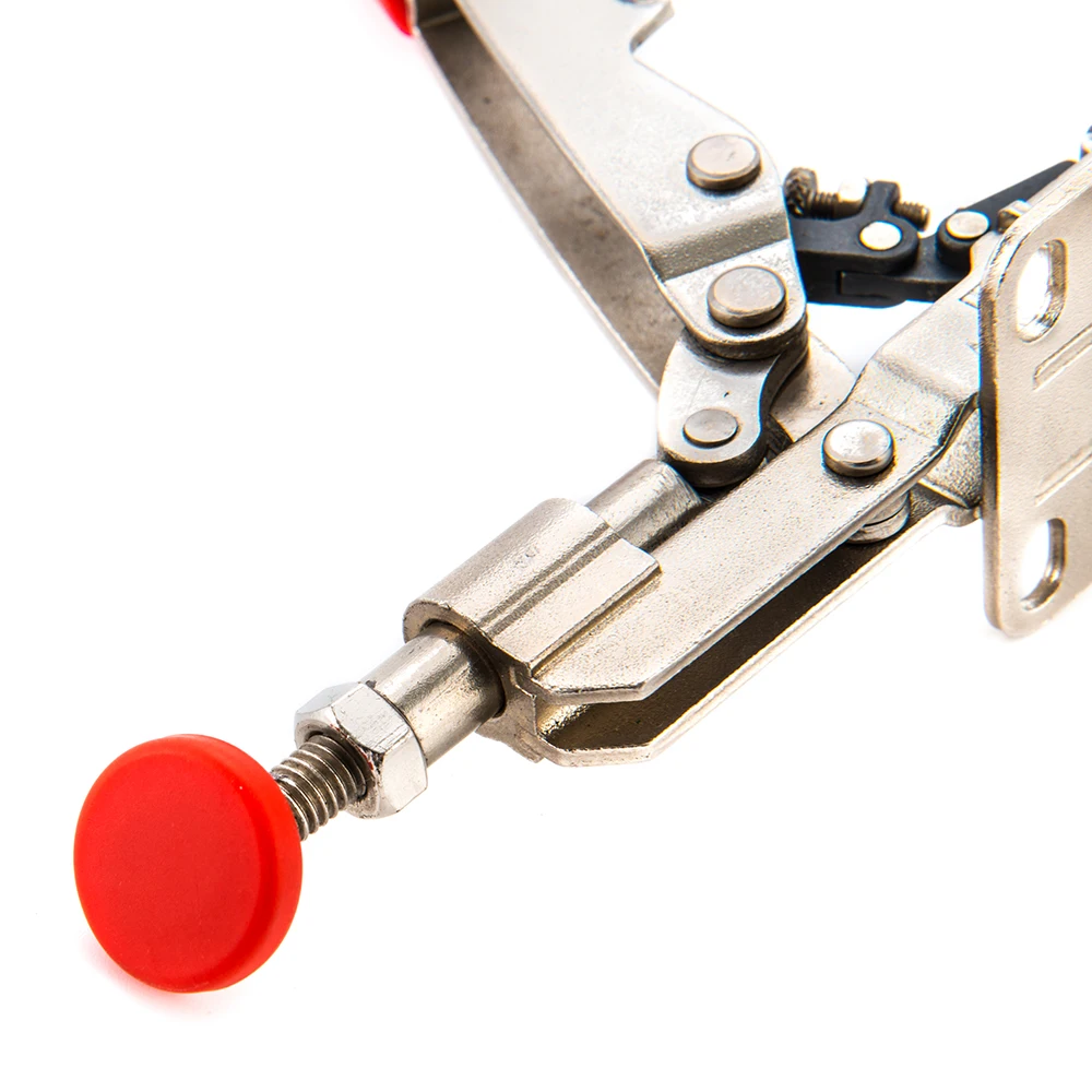 Anti slip rubber pressure tip woodworking hold down clamp welding drill press clamp quick release horizontal toggle clamp