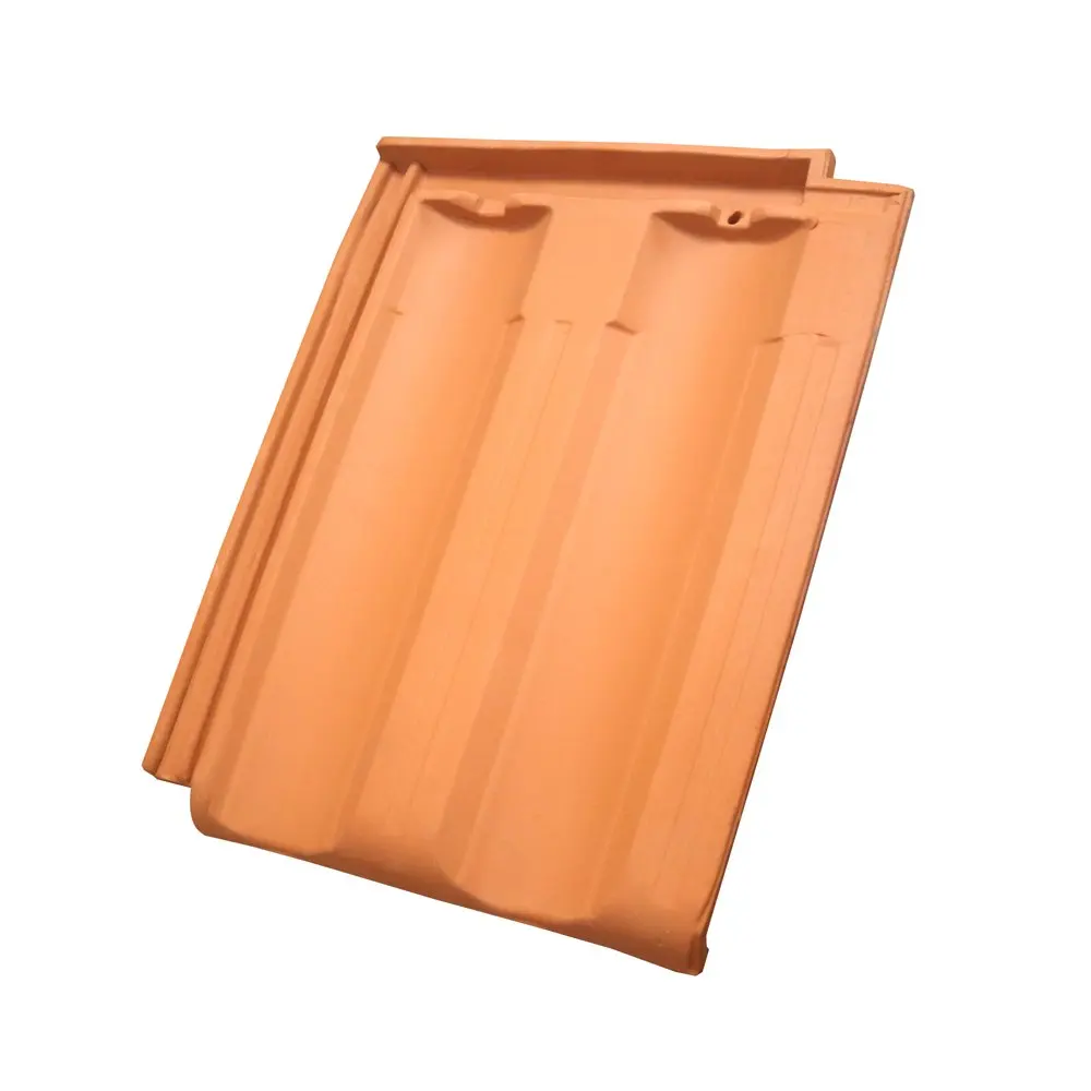 Roof Tile 10 Clay Roof product Terracotta Baked Clay Anti-Heat 10 piece per Square Meter High Quality - 435x324x12.5mm EXW Price