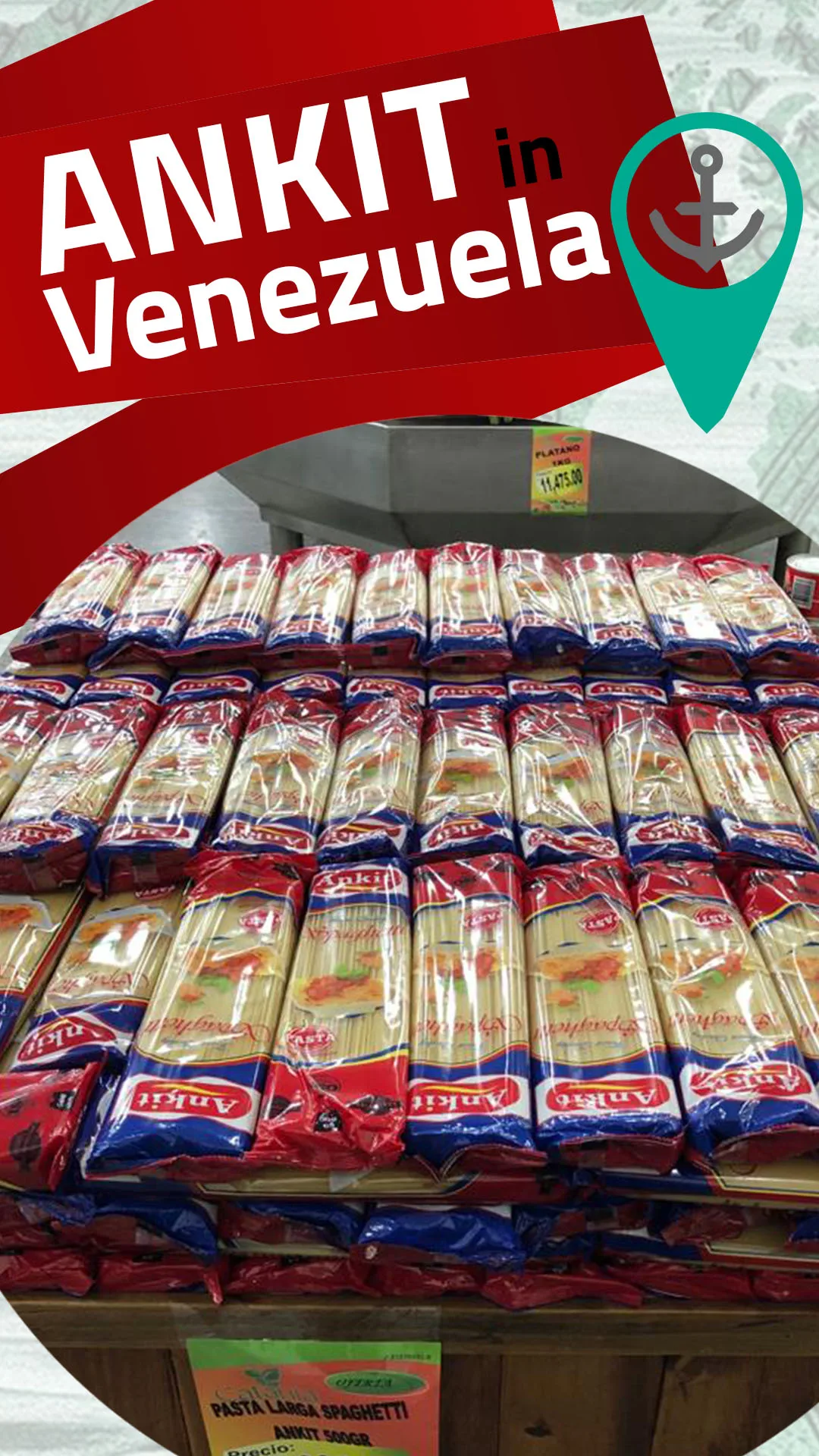 Spaghetti Dry Pasta 500 g Hard Wheat Ankit Brand Pasta made in Egypt Macaroni