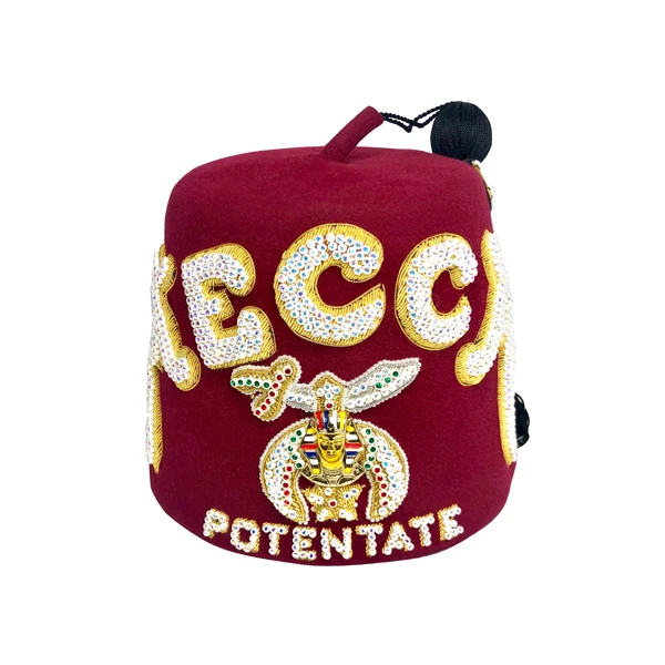 Шляпа Masonic Fez вудбери антиквариат онлайн Shriner Bejeweled шляпа легиона
