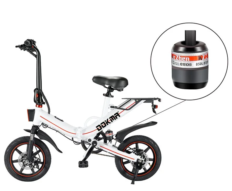 DOKMA 14 inch BV5 Mini bike OEM  folding electric bicycle Factory wholesale direct sales electric bike