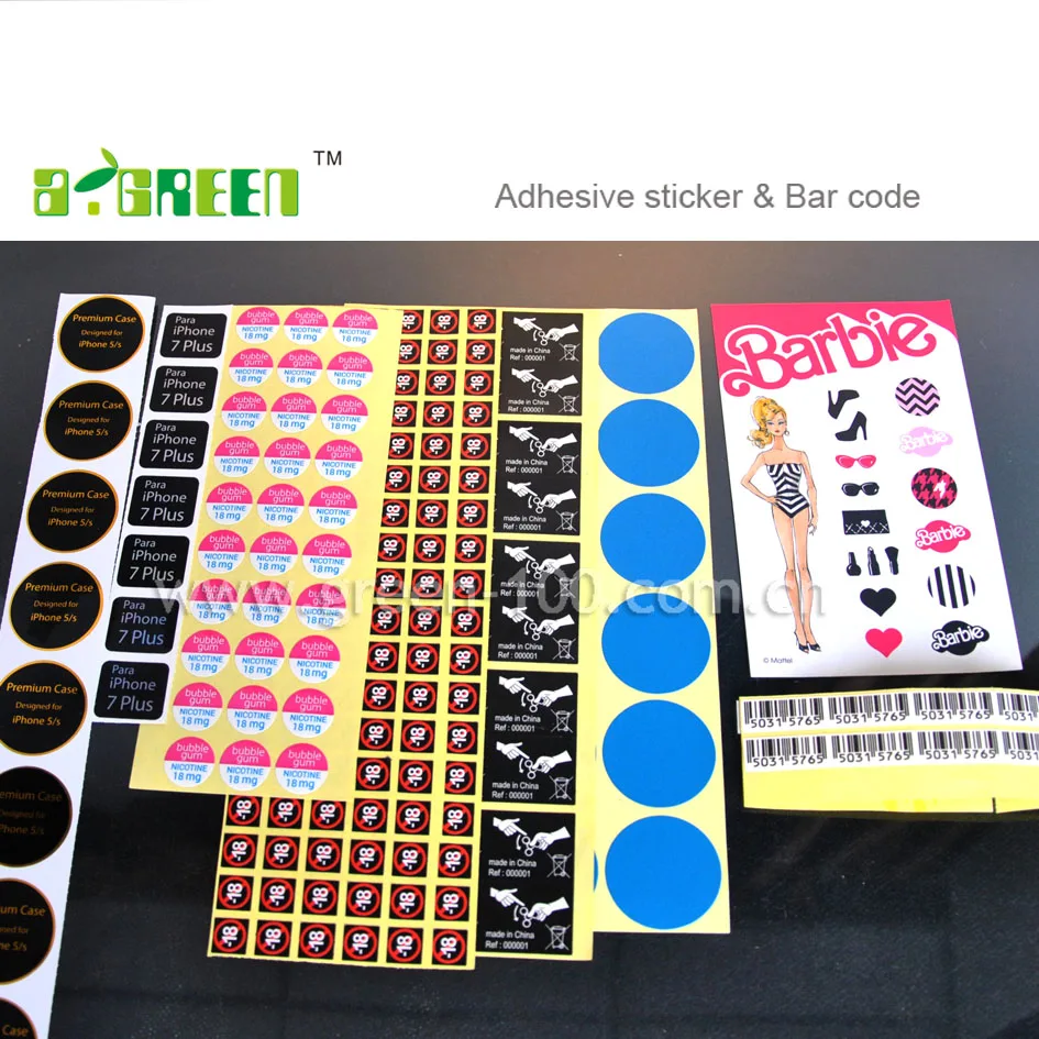 Наклейка, Экологически чистая клейкая бумага, индивидуальный лист, наклейка, печатная упаковка, этикетка, водонепроницаемая наклейка, этикетка