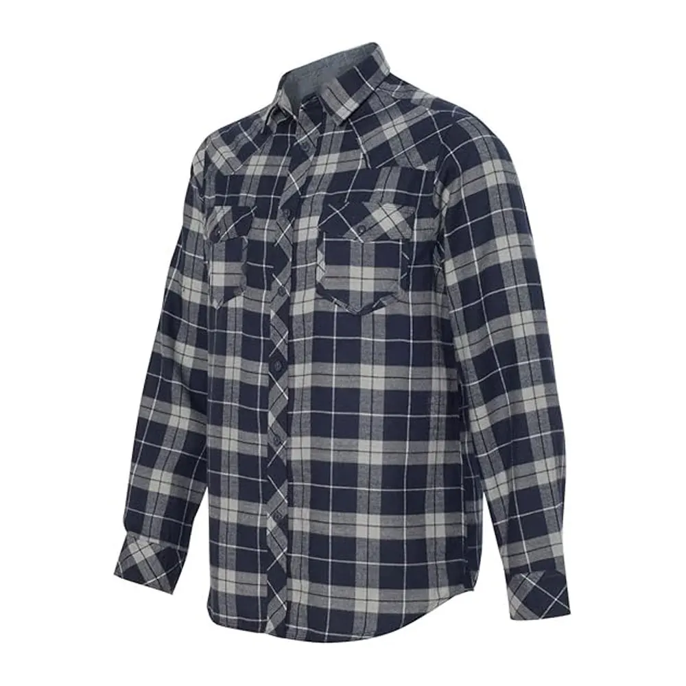 Reasonable Price Men Red White Blue Plaid Long Sleeve Button-Down Shirt Available In All Styles And Design