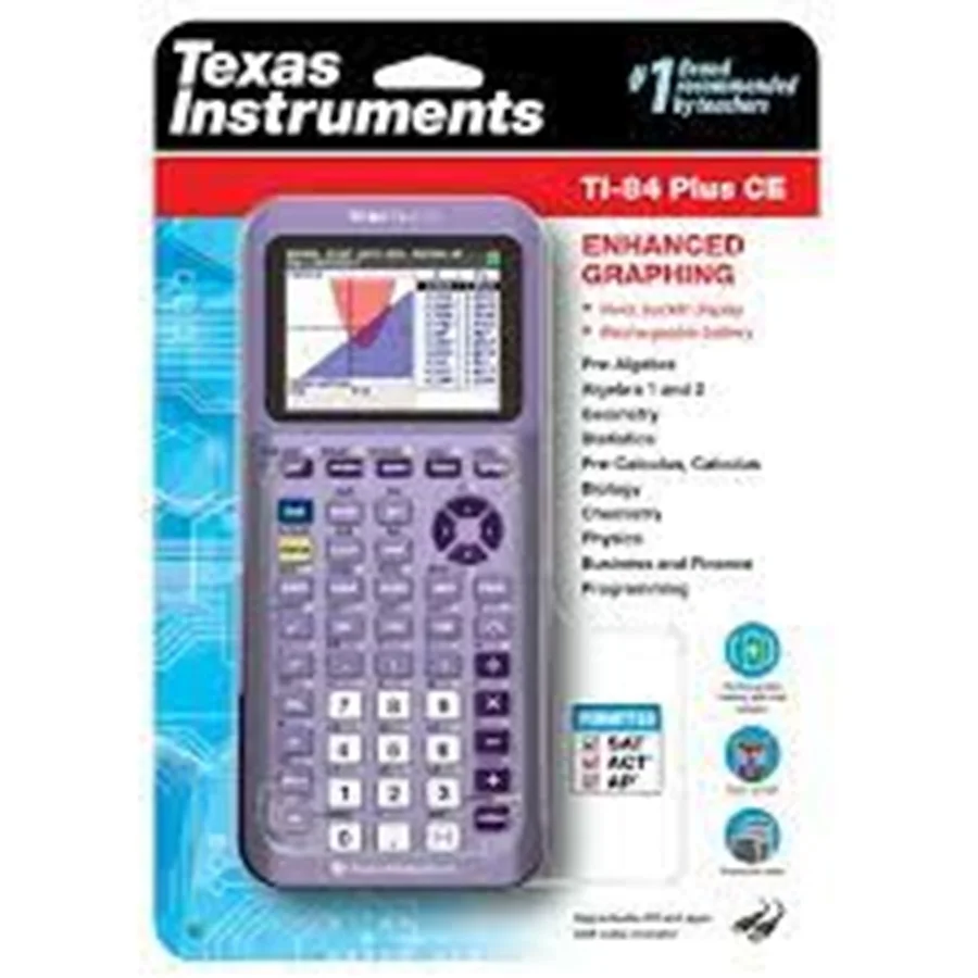 ] Совершенно новый Техасские инструменты TI-84 Plus CE Colors Graphings калькулятор доступный в наличии