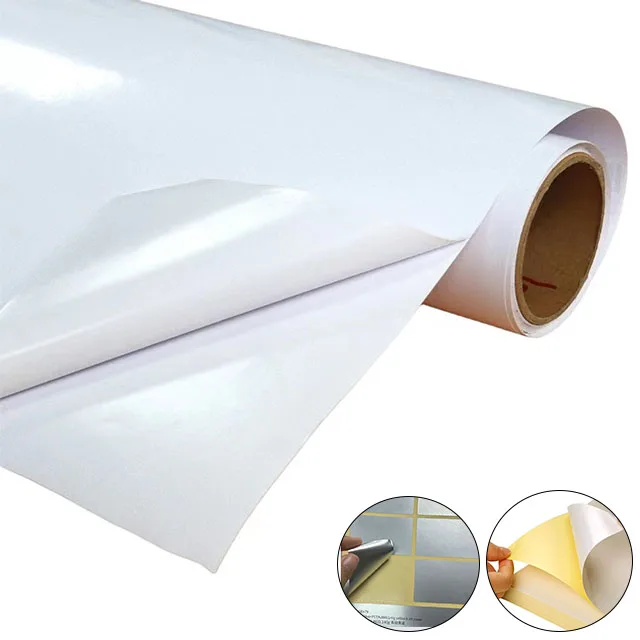Lziheng A4 75um matte glossy pp synthetic adhesive sheet label sticker paper for inkjet printer