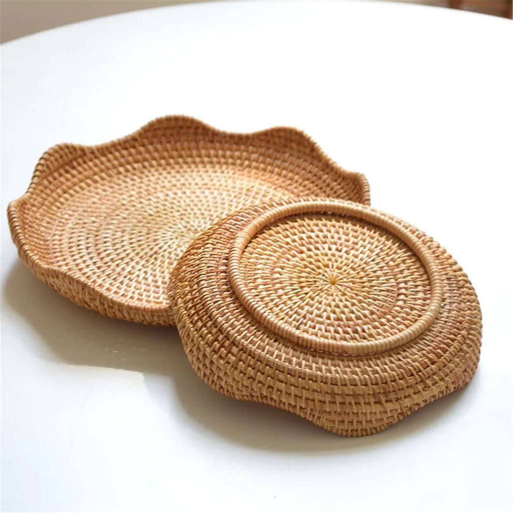 Supplier Dinner Table Usage Durable Handmade Natural Material decorative bowl for home decoration Rattan Bowl Made in Vietnam