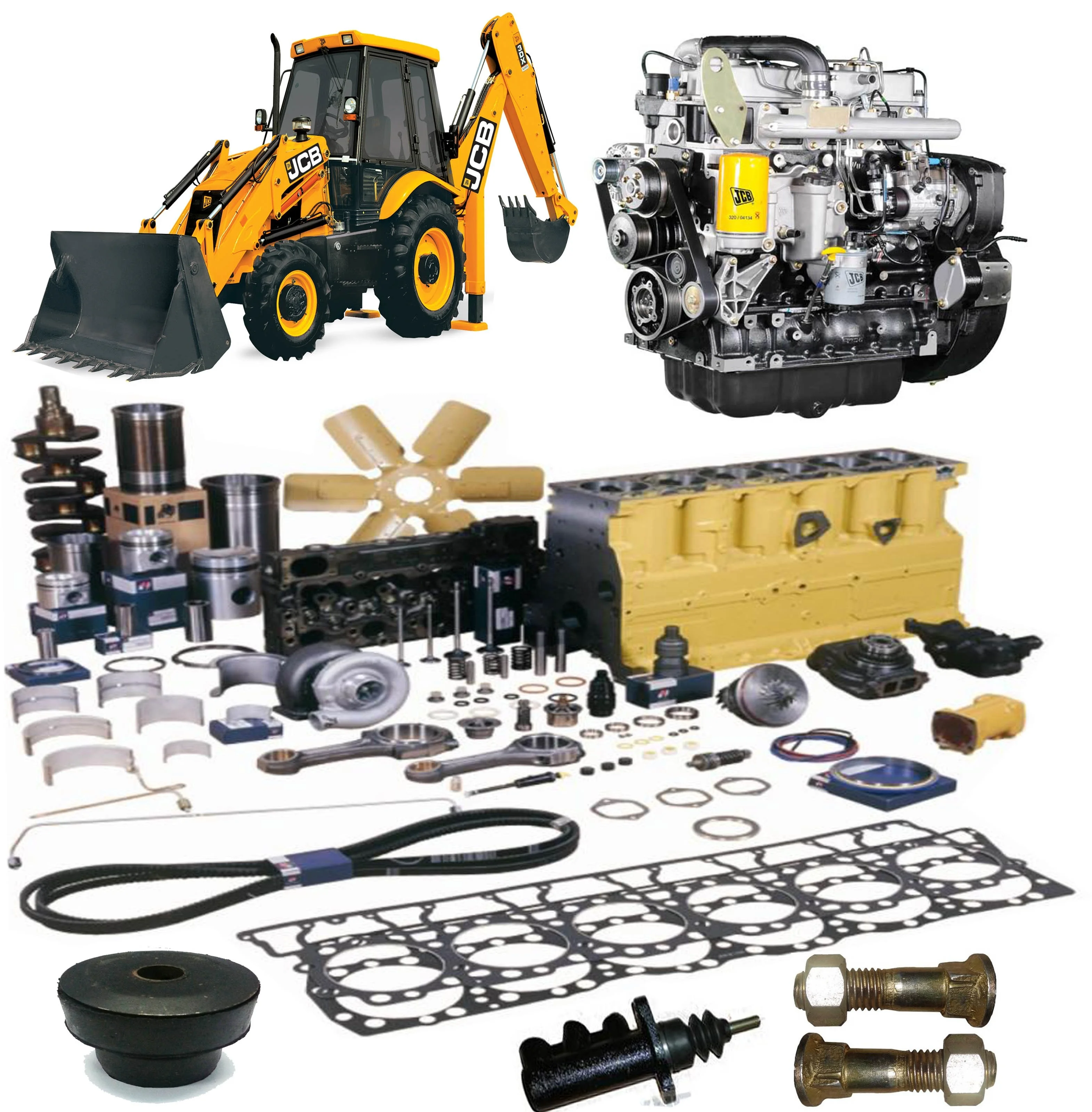 Высокое качество JCB строительный экскаватор-погрузчик землеройные запасные части произведенные в Индии по разумной цене
