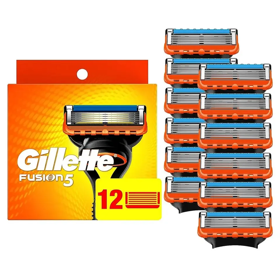 Заправляемый картридж Gillette Fusion ручной стартовый набор Fusion5 Бритва для мужчин ручка + 1 лезвие заправки