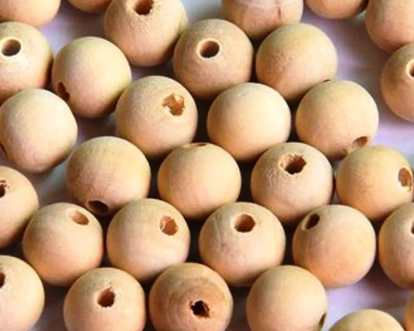 Custom Colored shaped sized Wooden Beads Made In India Generic Quantity pcs 6&8MM Round Wood Beads Wood Ball Made In India