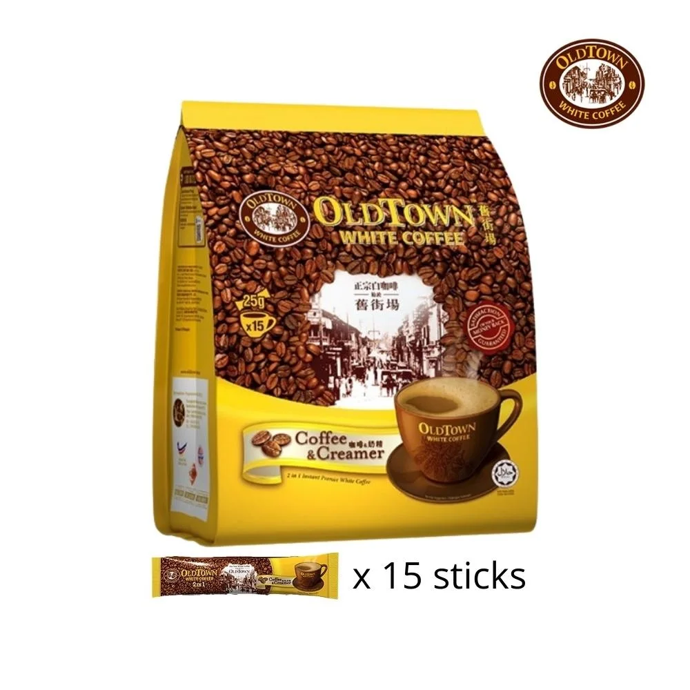 Malaysia Sachet Instant Easily Dissolve Powder Stir-Fried Food & Beverage OT 2in1 (Coffee & Creamer) W/Coffee