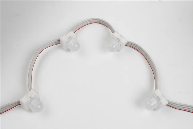 IC SMD5050 светодиодная dmx Пиксельная полоса rgb 12 мм 0 3 Вт Водонепроницаемый светодиодный пиксельный свет