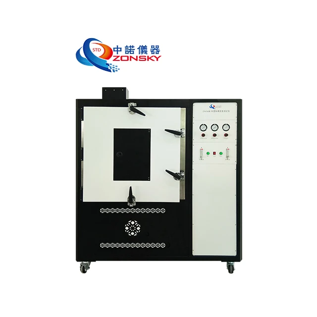 Burning Properties Test Machine Plastic Smoke Density Burning Tester Equipment Flammability Test Apparatus