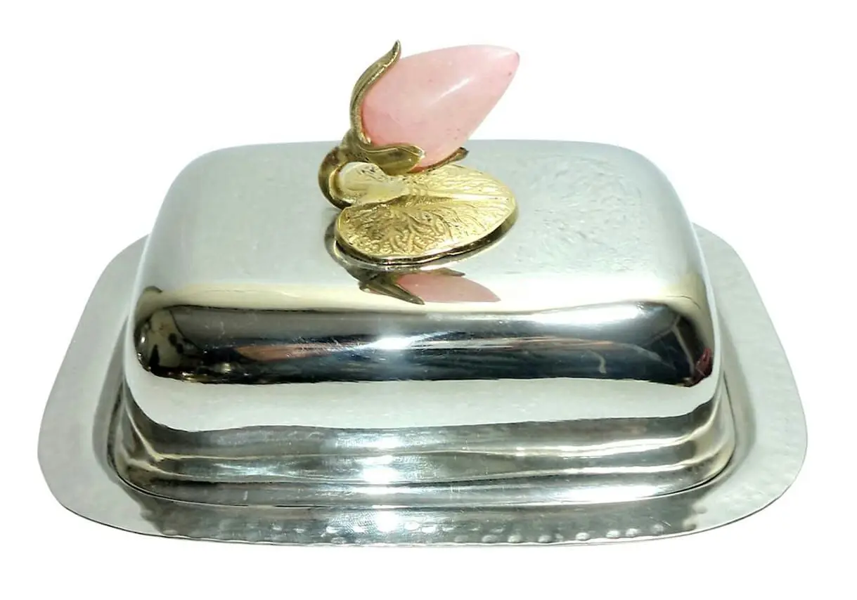 Luxury Stainless Steel Fruit And Cake Stand With Glass Led  Kitchen & Table Decorative Fruit Stand  Fruit Stand