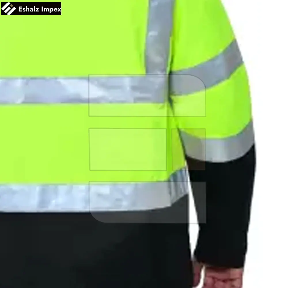 Wholesale Working Wear Traffic Vest Customized Logo Printing Light Weight Men Full Sleeves Safety Traffic Jacket