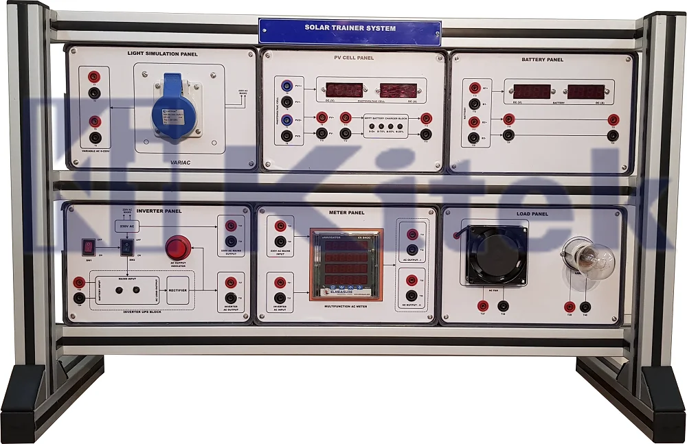 High Quality Solar Off Grid Tracking System Trainer Educational Teaching Equipment by Kitek With OEM Support