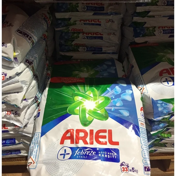 Ariel Washing Detergent Powder High Quality / laundry detergent Ariel 5kg