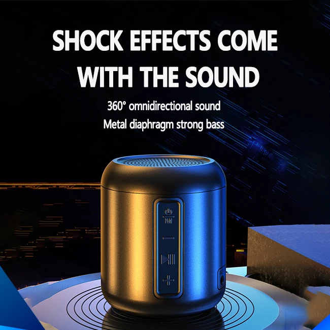 New Bluetooth speaker Portable HIFI stereo sports car home Bluetooth speaker